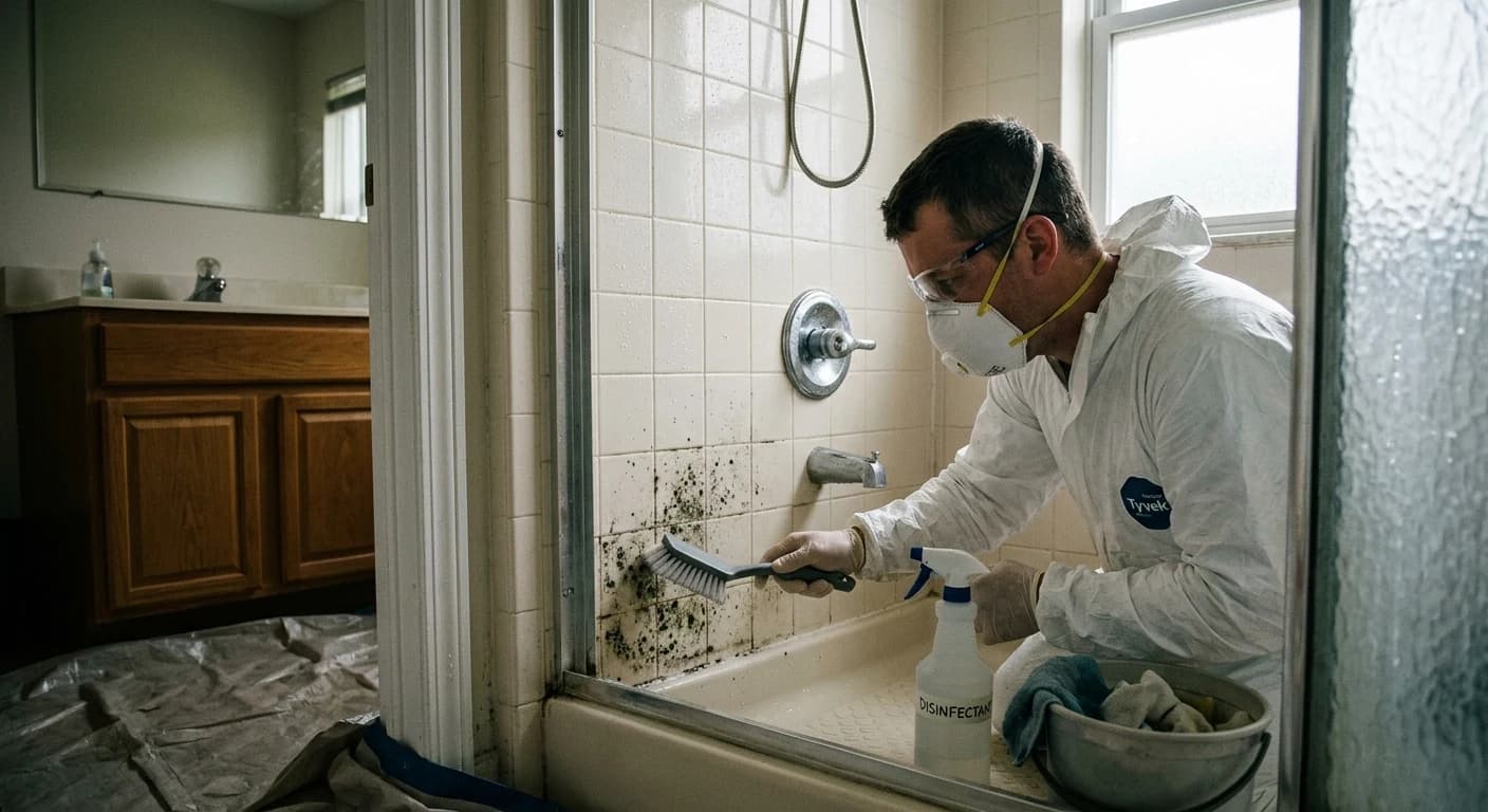 Professional mold removal work - How can moisture lead to mold growth?